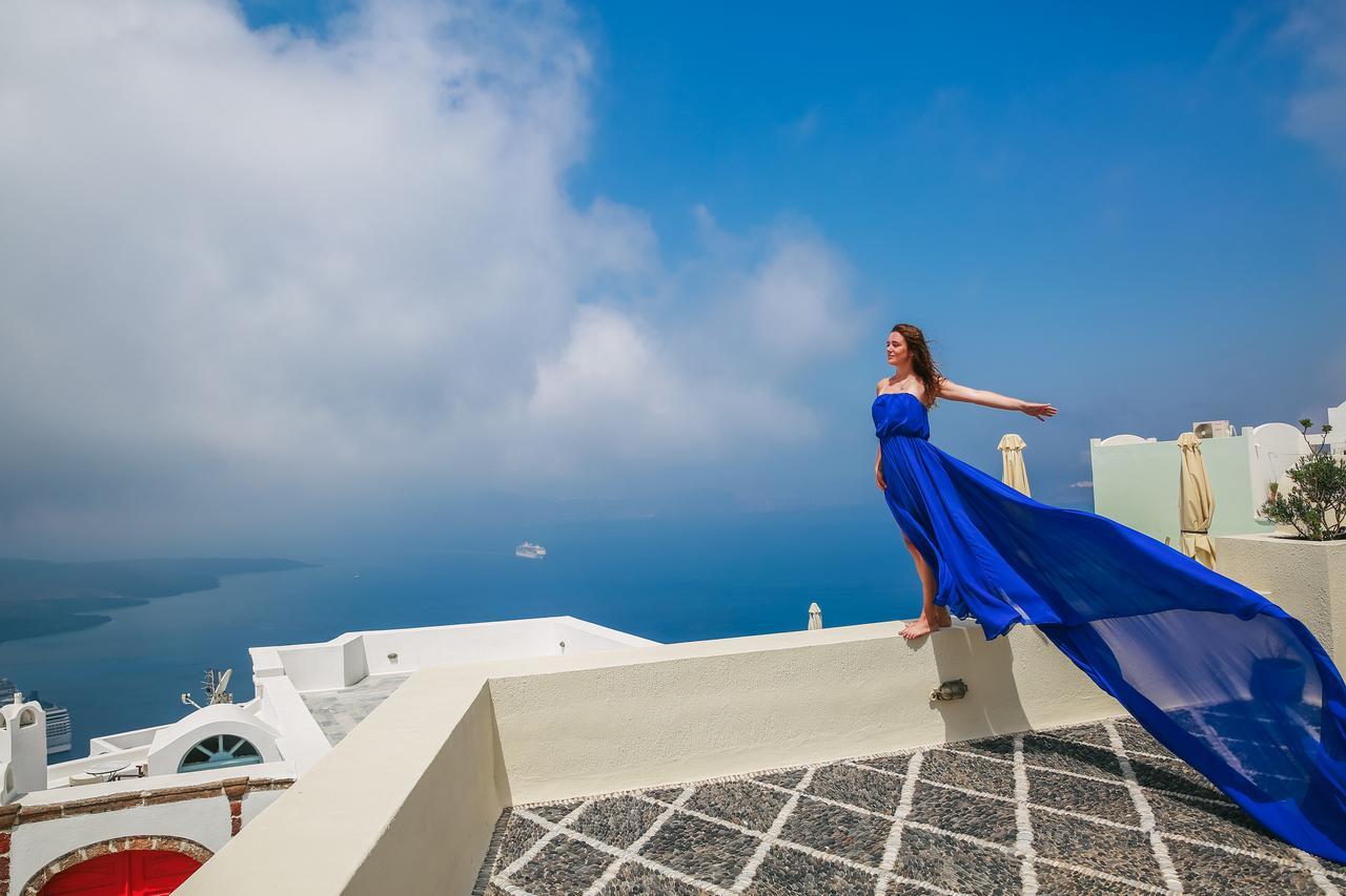360 Blue Villa Fira  Ngoại thất bức ảnh